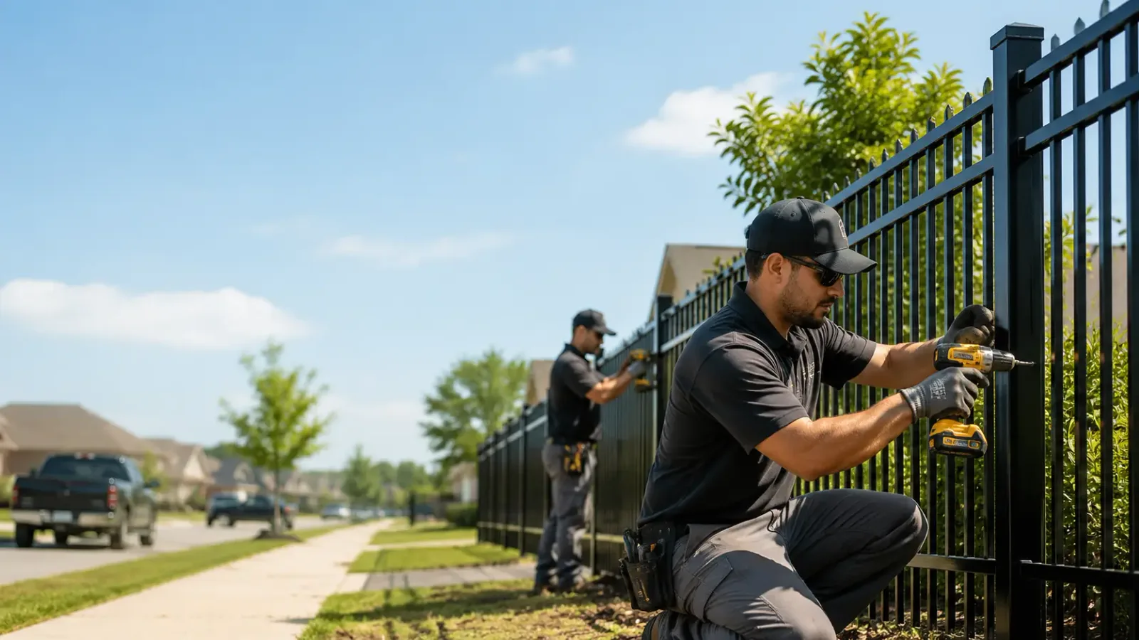 Metal Fence Installation in Morris, OK